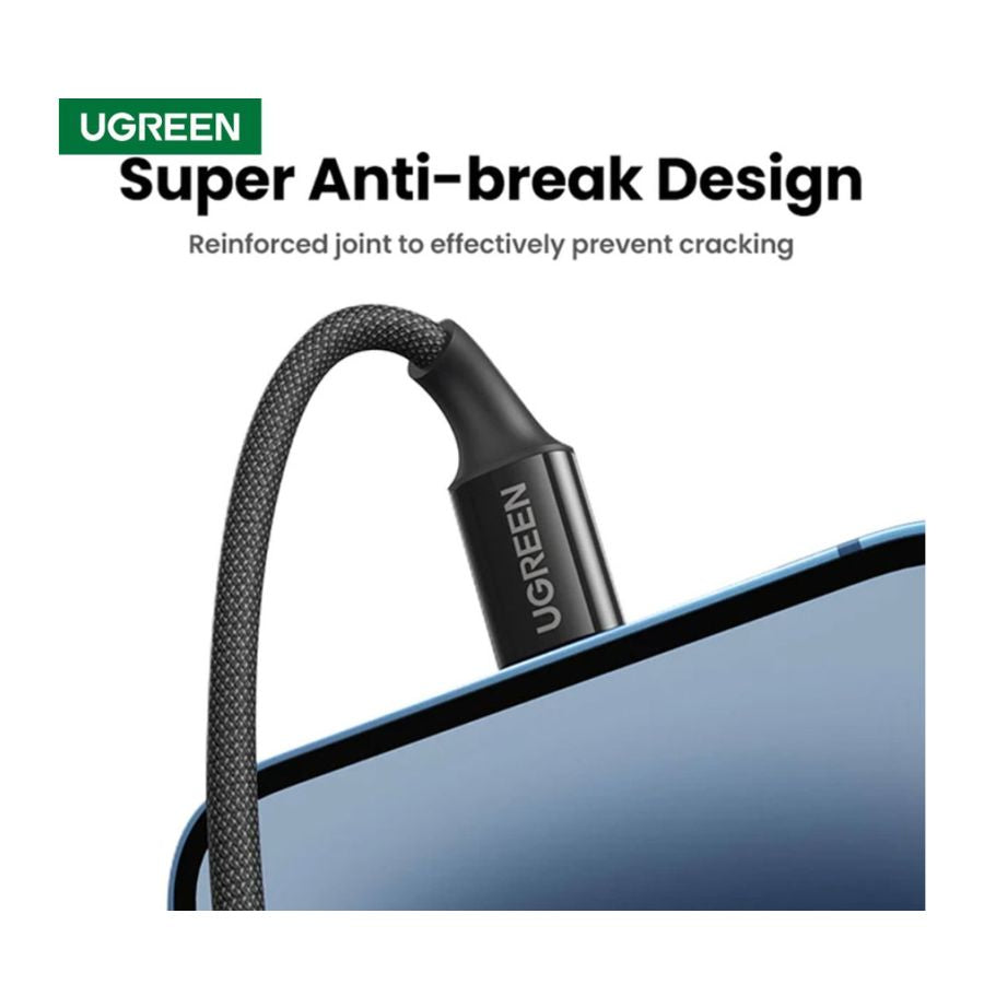 UGREEN USB-C to Lightning Cable 1m (Black)-90493