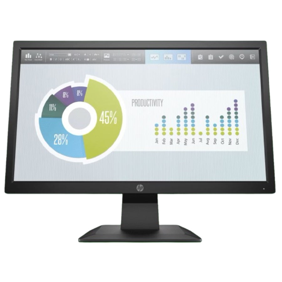 HP P204v Monitor/19.5 Inch/1 HDMI/1 VGA(5RD66AA)