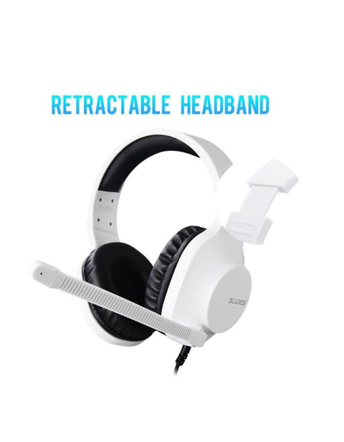 Load image into Gallery viewer, Sades Spirits Multiplatform Headset (White)-SA-721
