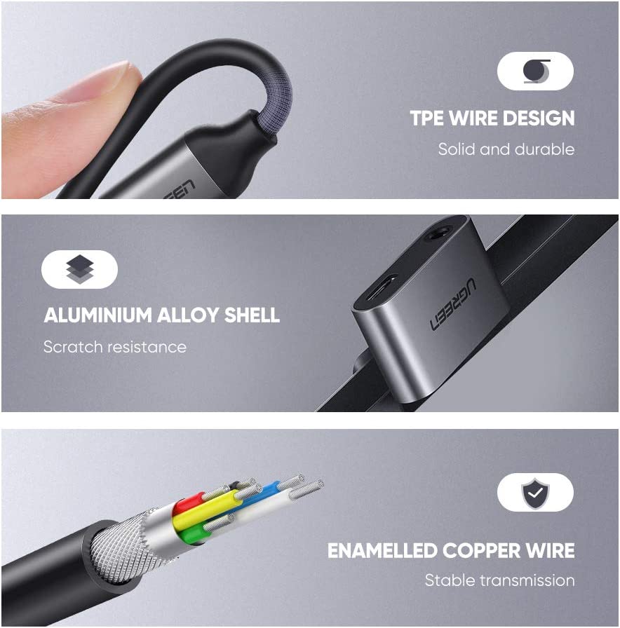 2 Ports USB-C Hub + 3.5mm Audio/50596