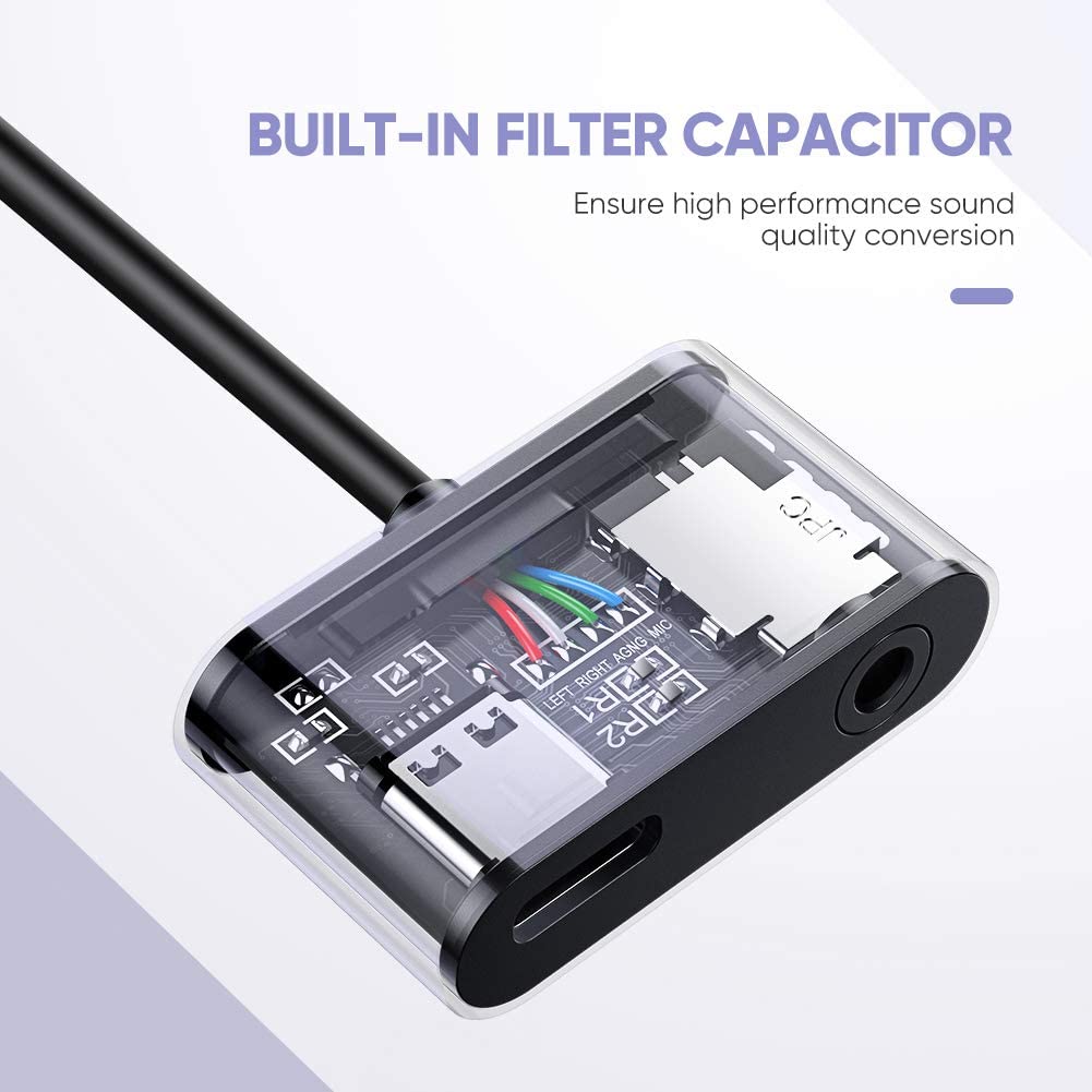 2 Ports USB-C Hub + 3.5mm Audio/50596