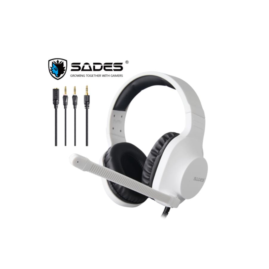 Sades Spirits Multiplatform Headset (White)-SA-721