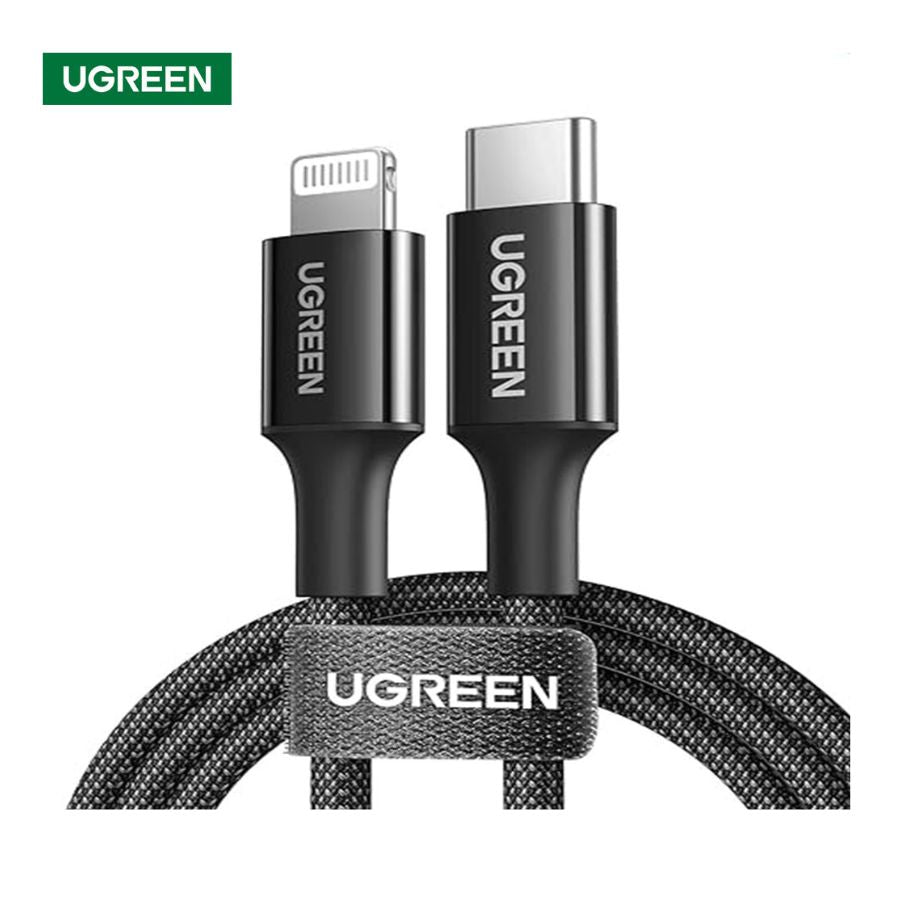 UGREEN USB-C to Lightning Cable 1m (Black)-90493