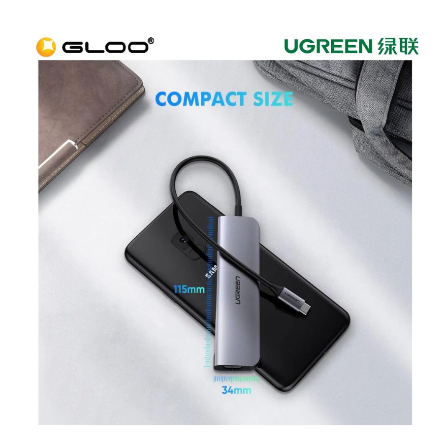 USB TypeC-HDMI+USB 3.0*3+PD Power Converter/50209