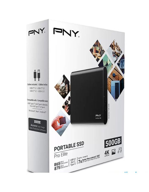 Load image into Gallery viewer, PROELITE, 500GB Portable Ssd USB 3.1, TYPEC/PSD0CS2060-500-R
