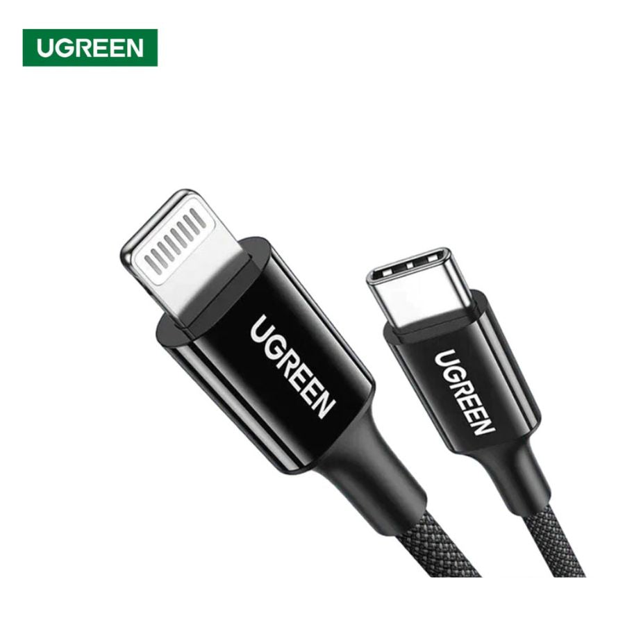 UGREEN USB-C to Lightning Cable 1m (Black)-90493