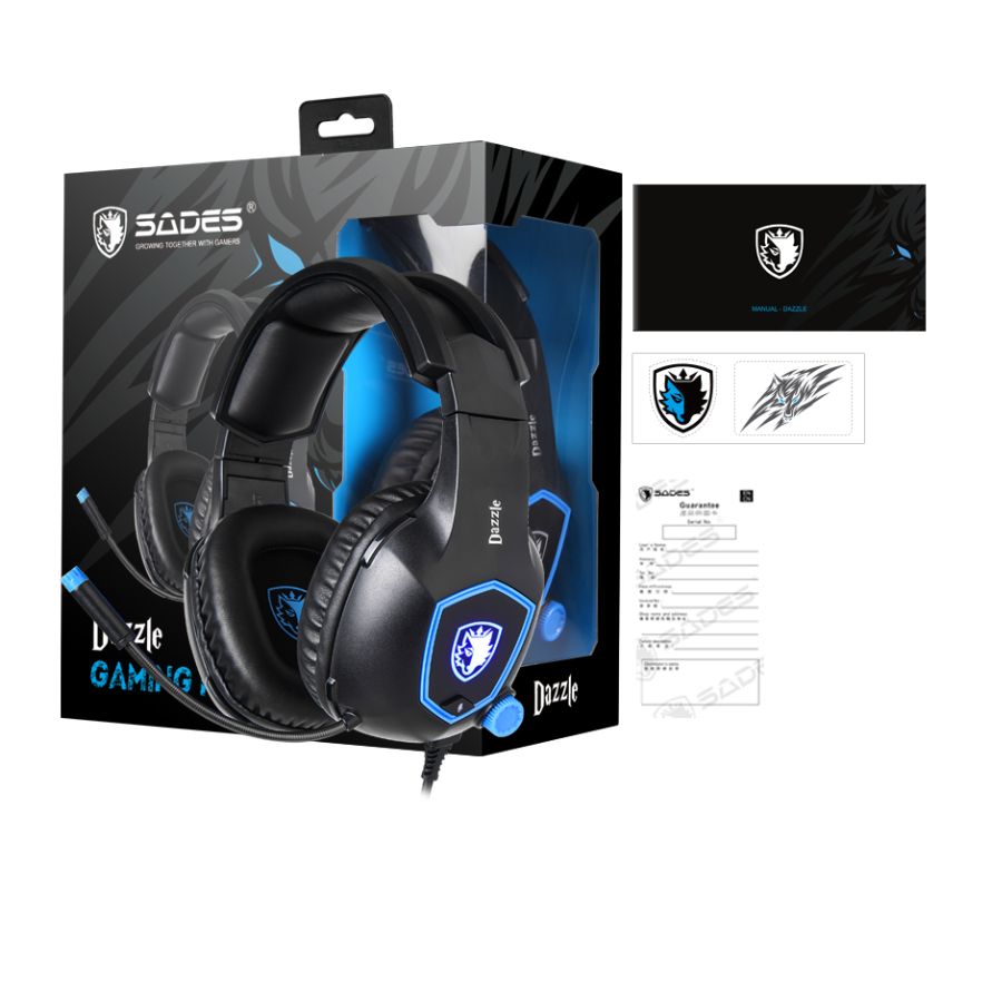 SADES Virtual 7.1 Gaming Headset (Dazzle) / SA-905