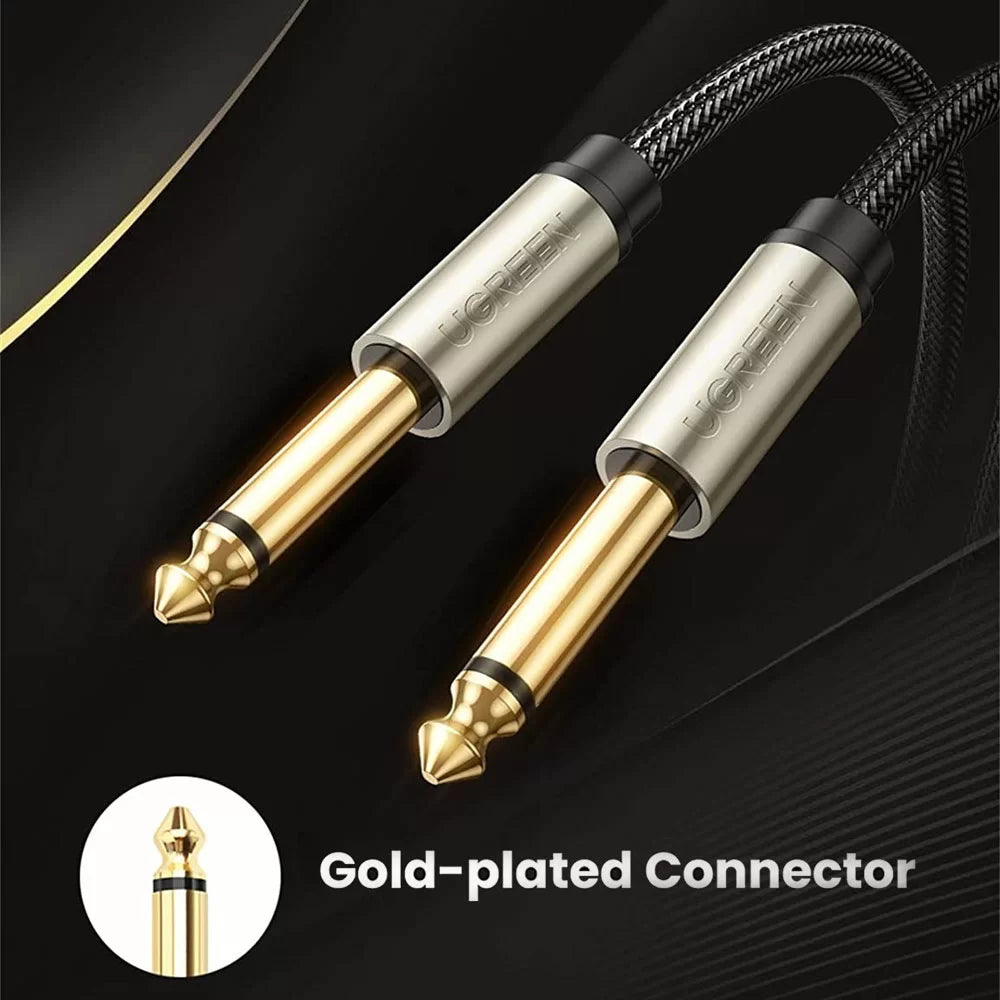 6.5mm Male-Male Stereo Auxiliary Aux cable 10m/40815