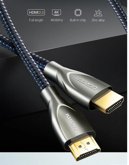 Load image into Gallery viewer, HDMI Carbon Fiber Alloy Cable
