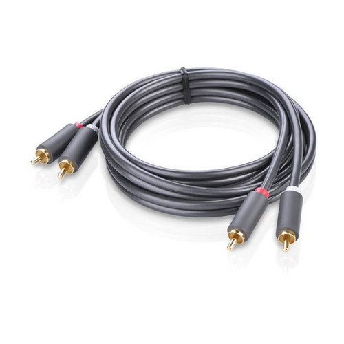 Load image into Gallery viewer, UGREEN 2RCA Male to 2RCA Male Cable 5m (Black),AV104/10520,
