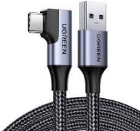 Load image into Gallery viewer, UGREEN USB-A Male to USB-C Male 3.0 3A Angled Cable/20299
