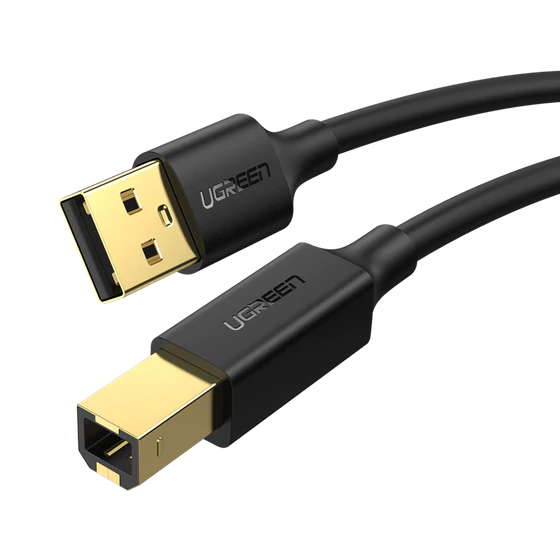 UGREEN USB 2.0 AM to BM Print Cable 1.5m / 3m (Black)