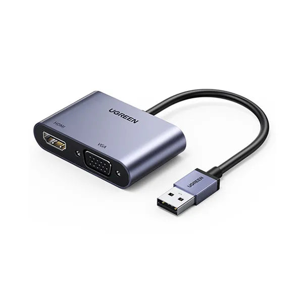 UGREEN USB 3.0 to HDMI+VGA Converter/20518