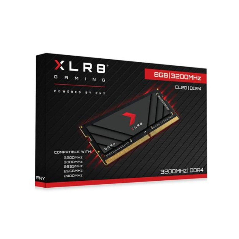 PNY XLR8 8GB 3200Mhz SODIMM DDR4/MN8GSD43200XR-RB