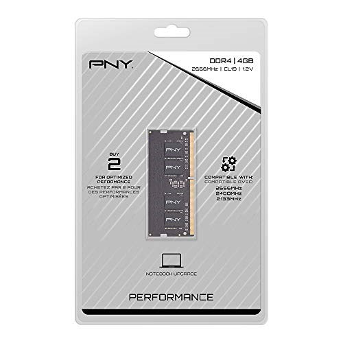 PNY Memory DDR4 NB 4GB/ DDR4 SO Dim/ MN4GSD42666BL